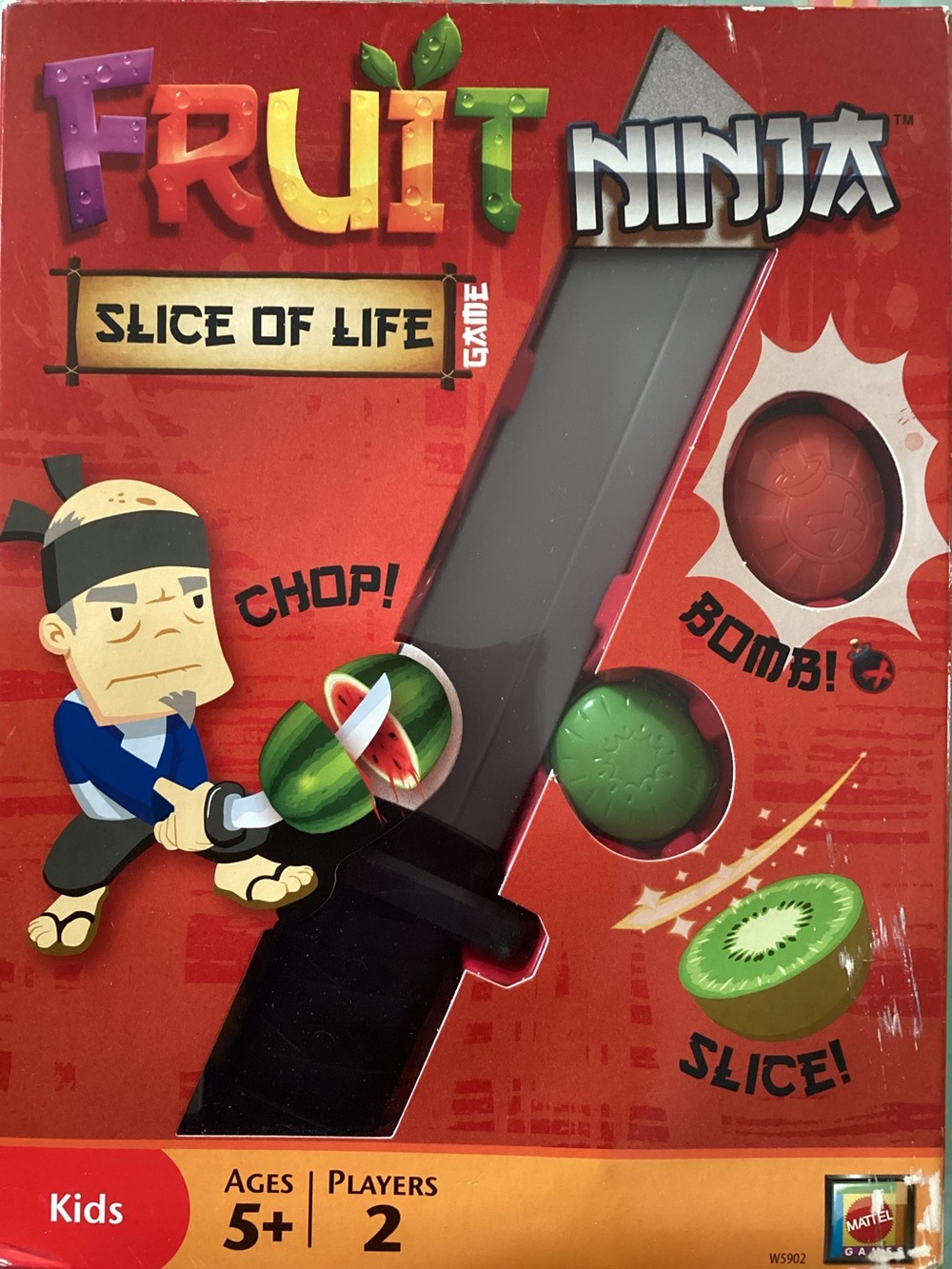 Fruit Ninja Slice of Life Kids Toy Knife and Fruit Set Brand New
